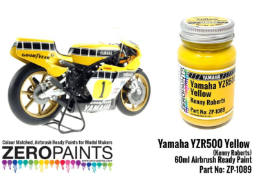 Zero Paints Decal matched Yellow for Tamiya Kit 14001- Yamaha YZR500 - Kenny Roberts 60ml ZP-1089